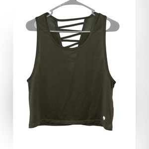 Army Green Tank top, Small